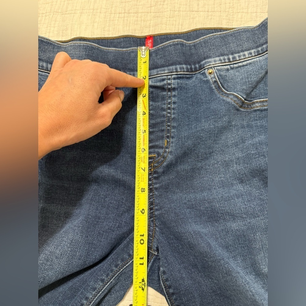 Spanx Distressed Ankle Skinny Jeans XL - Picture 7 of 11